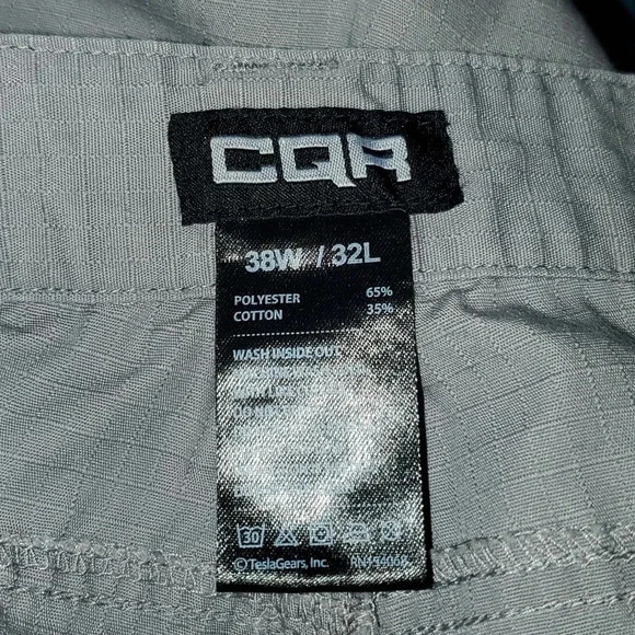 CQR Pants Men's 38x32 Tactical Water Repellent Dust Proof Men Cargo Hiking - Picture 12 of 12